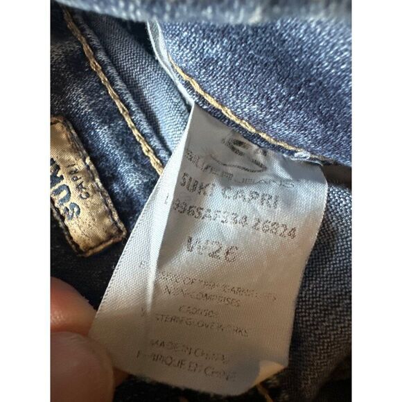 Silver Jeans SUKI Capri Cropped Jeans Size 26 - Picture 10 of 15